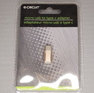 e circuit micro-USB to type c adapter